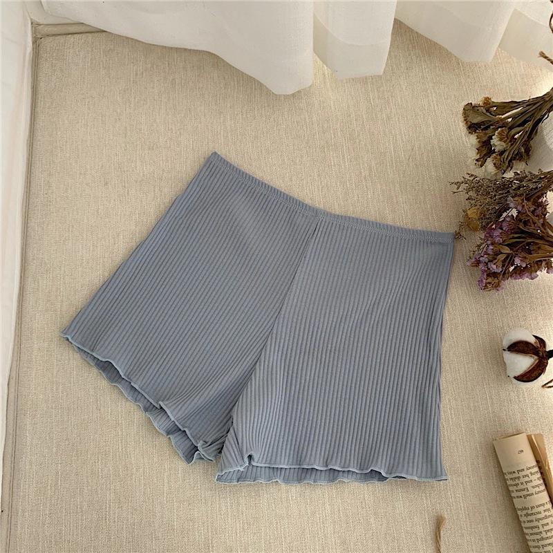 

Жіночі легкі безшовні легінси в рубчик з льодяного шовку - Універсальні для носіння в приміщенні та на вулиці One Size (80-120 jin)