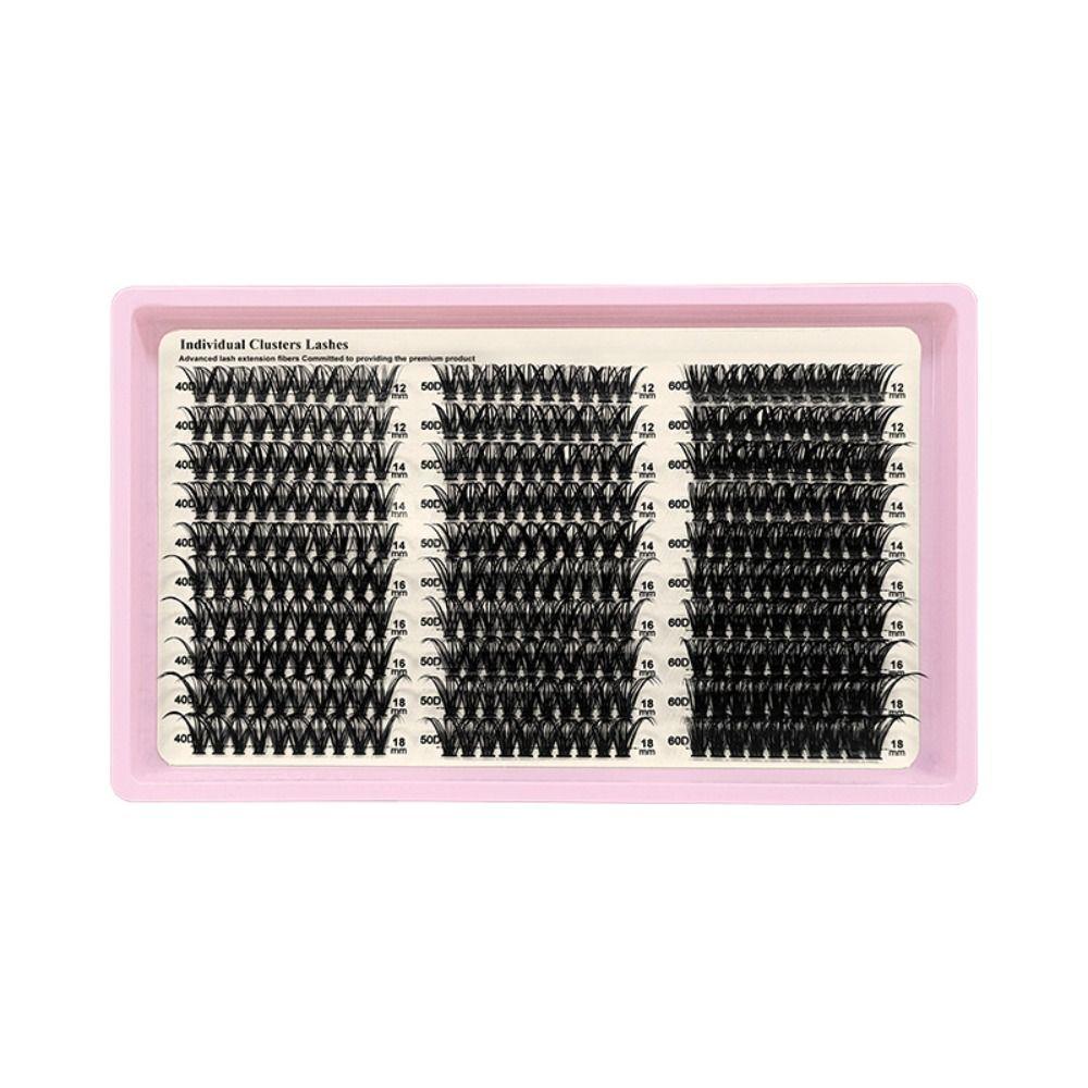 Natural Look False Eyelashes Wispy Style DIY Lash Extension Kit  Makeup Enhancement