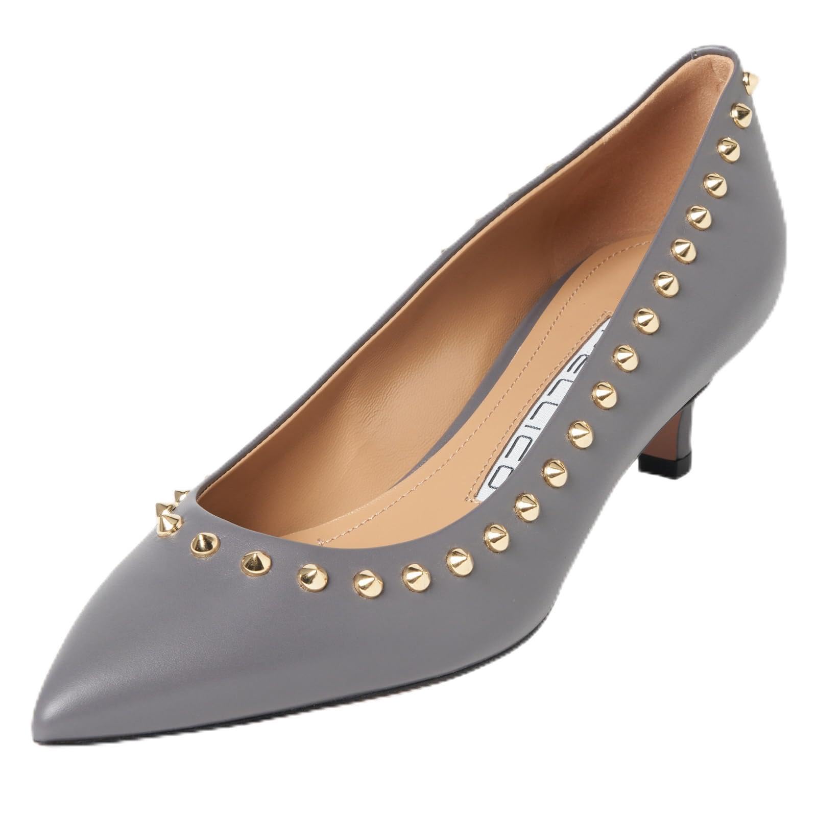 

Pumps 0830 ANDREA45 STUDS PUMPS Gray cm [Perico] Women s 22.0 сірий колір