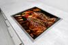 Glass protective plate for the stove 50x52 Grill