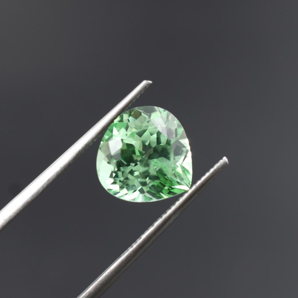 Bluish Green Natural Sapphire Pear 5.25 Ct Fabulous Certified Montana Gemstone