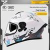 AD 3C & DOT Certified All-Season Full Face Electric Motorcycle Helmet for Men & Women
