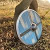 Medieval Shields Fenrir Grey Wolf Authentic Battle Worn Viking Shields | Home Decoration Shield Larp Shield