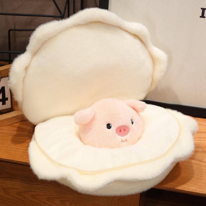 Sea Pig Shell Stuffed Animal Plush Toy Pillow Room Decor Kids Gift Cotton Pp
