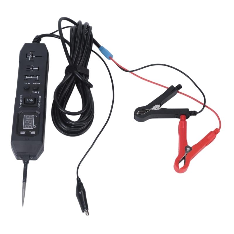 4 Pin 5 Pin Power Circuit Probe Tester with Digital Display for Vehicle Pin Testing, Wiring Service Work and Daily Checks Use