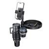 Adjustable Car Cup Holder Mount With Phone Stand Multi-Function Tray Dashboard Or Center Console