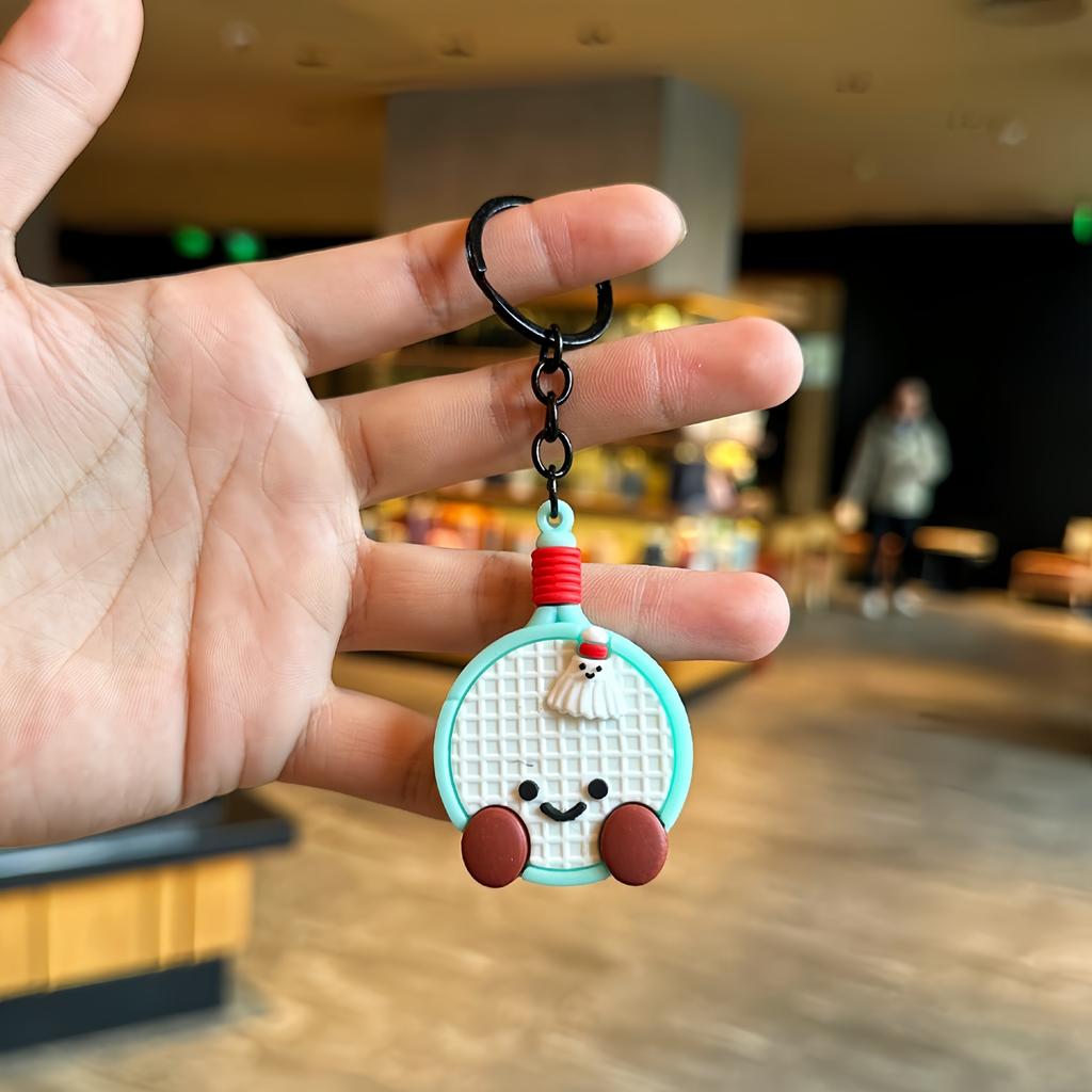 Badminton Keychain Pendant Cute Racket Small Gift Bag With Pendant