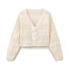 Kaslead New Arrival Women's Clothing Fashion Style Fashion Minimalist Versatile Buttons Floral Decorations Knitted Long Sleeve Cardigan