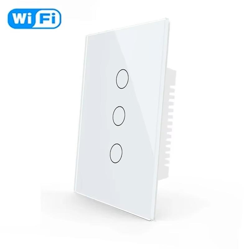 EWelink App Wifi Smarter Schalter Bluetooth RF Alexa Google Sprachsteuerung Neutralleiter/Ohne Neutralleiter Installation Touch Lichtschalter