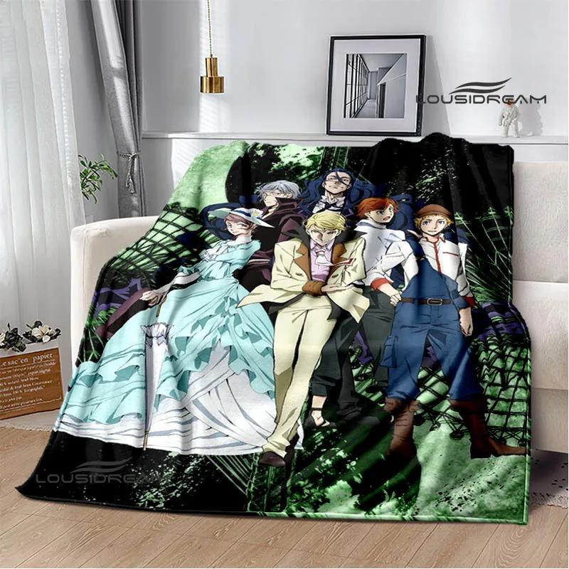 Cartoon bungou stray dogs printed blankets Picnic blanket Warm Flannel blankets Home bed linings blankets for beds Birthday Gift