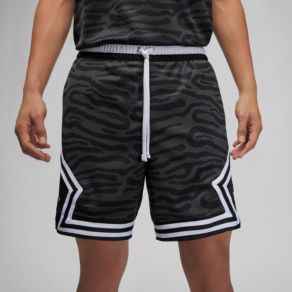 Jordan Dri-Fit Sport BC Diamond Breathable Zebra Print Shorts Men Bottoms Black DM2819-010