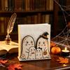 Creative Napkin Holder for Shelves Halloween Wooden Dining Table, Paper Towel Holder, Seasonal Kitchen Table Ornament Freestanding Tissue Dispenser