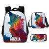 Shoulder Anime Cartoon Bag Pencil Case Kids School Pack For Daily Use