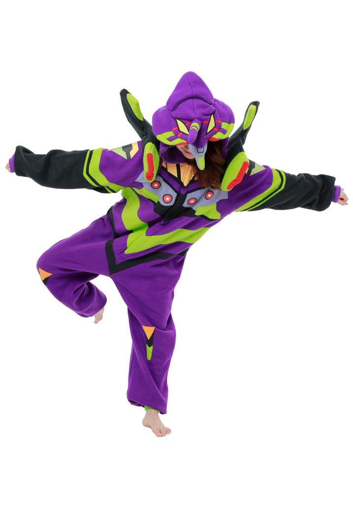 SAZAC Character Fleece Kigurumi Evangelion Unit-01