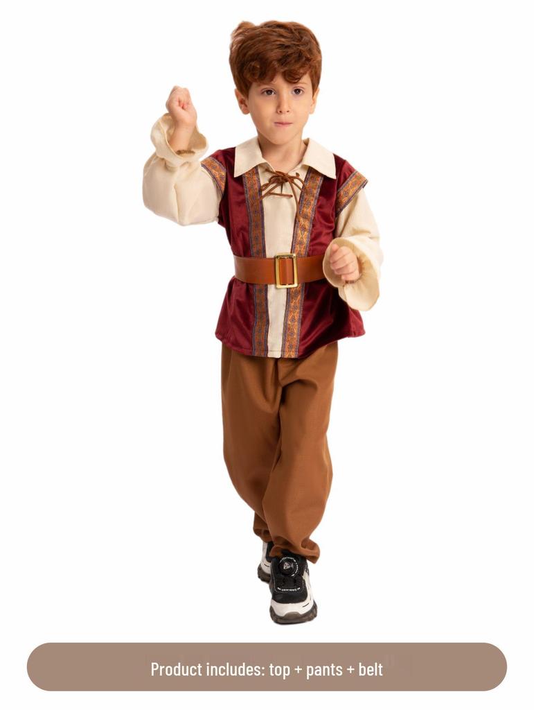 Children's Medieval Cosplay Costume for Halloween and Carnival