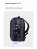 Men's Waterproof Business Backpack with Large Storage for Commuting, Travel, and Laptop.