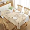 Summer Tablecloth, Beach Table Cloth for Rectangle Tables, Resistant Washable Picnic Tablecloth for Dining Party Outdoor Indoor