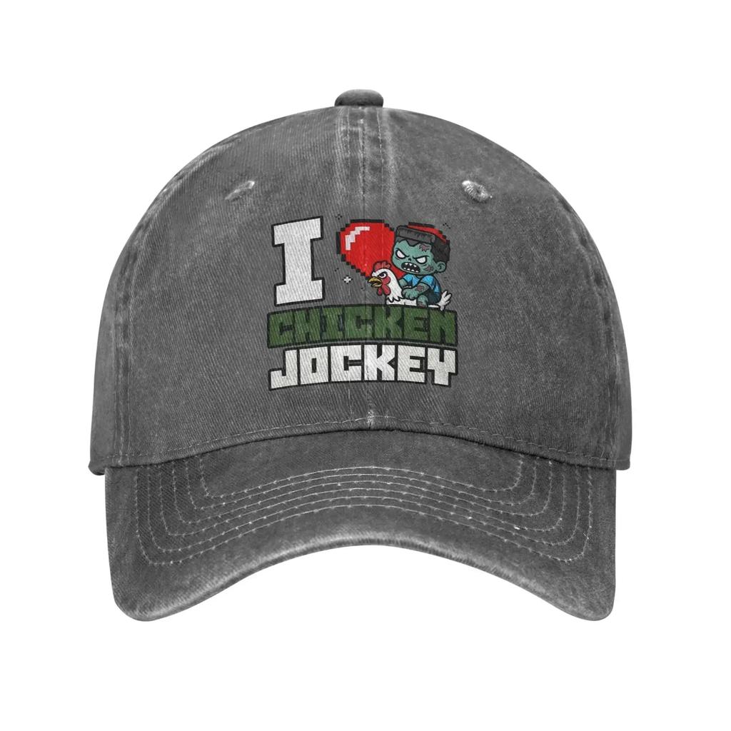Unisex I Love Chicken Jockey Caps Merch Baseball Cap Fashion Absolute Cinema Movie Trucker Hats Adjustable