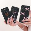 Fashion Letter Phone Case For Motorola Moto G17 G17Power Back Cover For MOTO G 17 G17 Power XT2623-2 Soft Black Silicone Cases