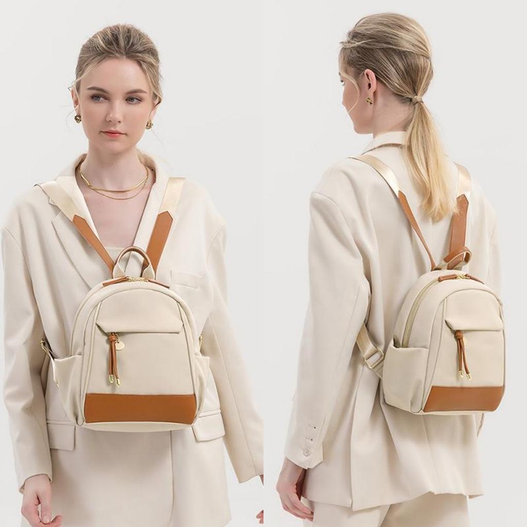 2026 New Style Women's Backpack Small Oxford Cloth Casual Commuter Bag Fashionable Versatile Daypack