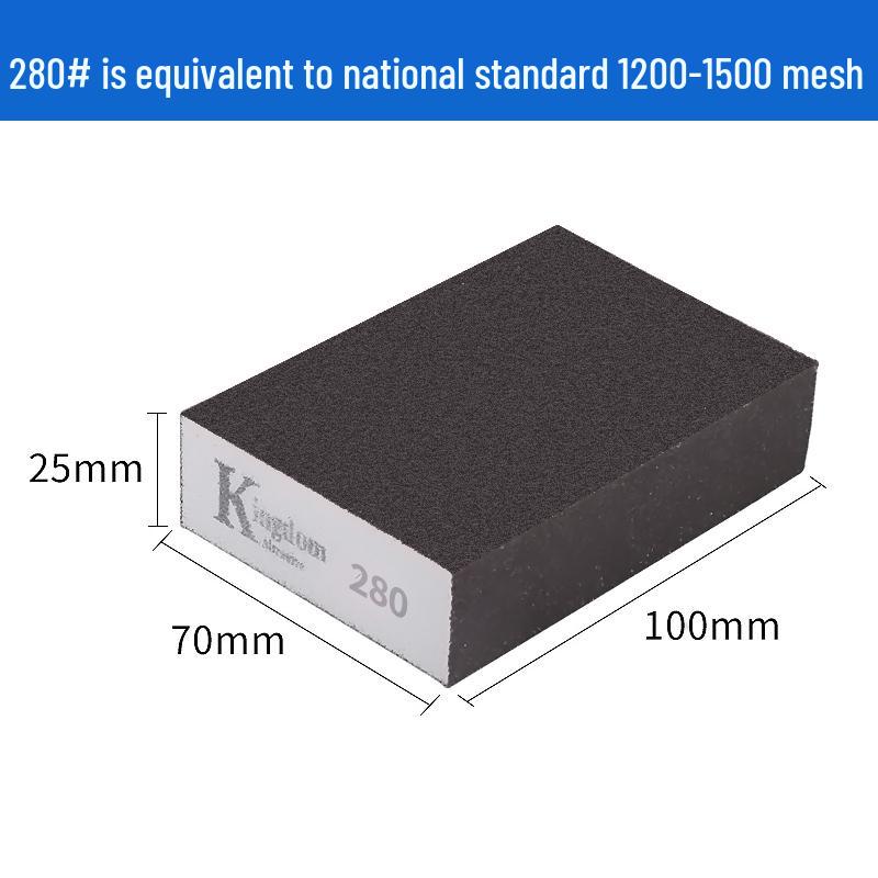 Sponge Sandpaper Block for Wall, Wood, Metal, Rust Removal, Polishing, Grout Cleaning, and Pot Scouring