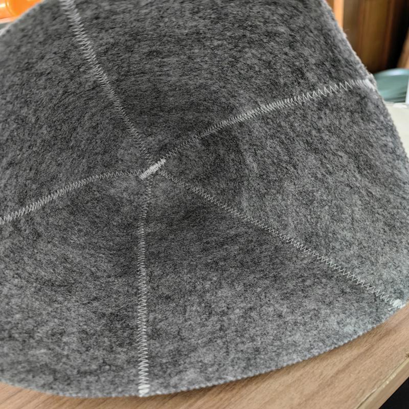 Anti Heat Sauna Hat Felt Sauna Hat Protecting Hair Shower Cap Hair Turban Quickly Drying Bathroom Parts