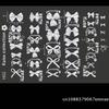 Exquisite Silicone Nail Art Mold Bowknot Tie UV Gel Polish Carving DIY Ribbon Design Stencils for Nail Charm Decor
