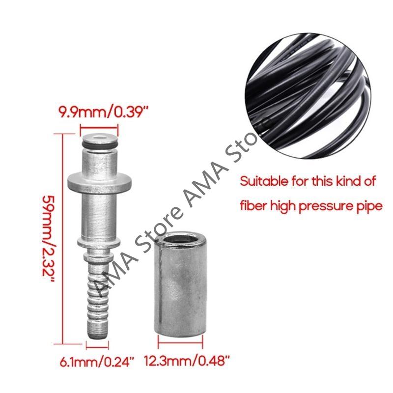 Vysokotlaká hadice k myčce Vnitřní fitinky D14 D15mm Prstenová matice M22 Hadice k myčce aut na čištění vodou Hadicová fitinka Twist konektor