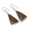 Natural Mookaite Gemstone Handmade 925 Sterling Silver Earring 1.77" AE-11384