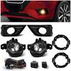 Front Bumper Driving Foglamp Set For Nissan March   Fog Light Assembly With Cover Wire Harness Switch Car Accessories