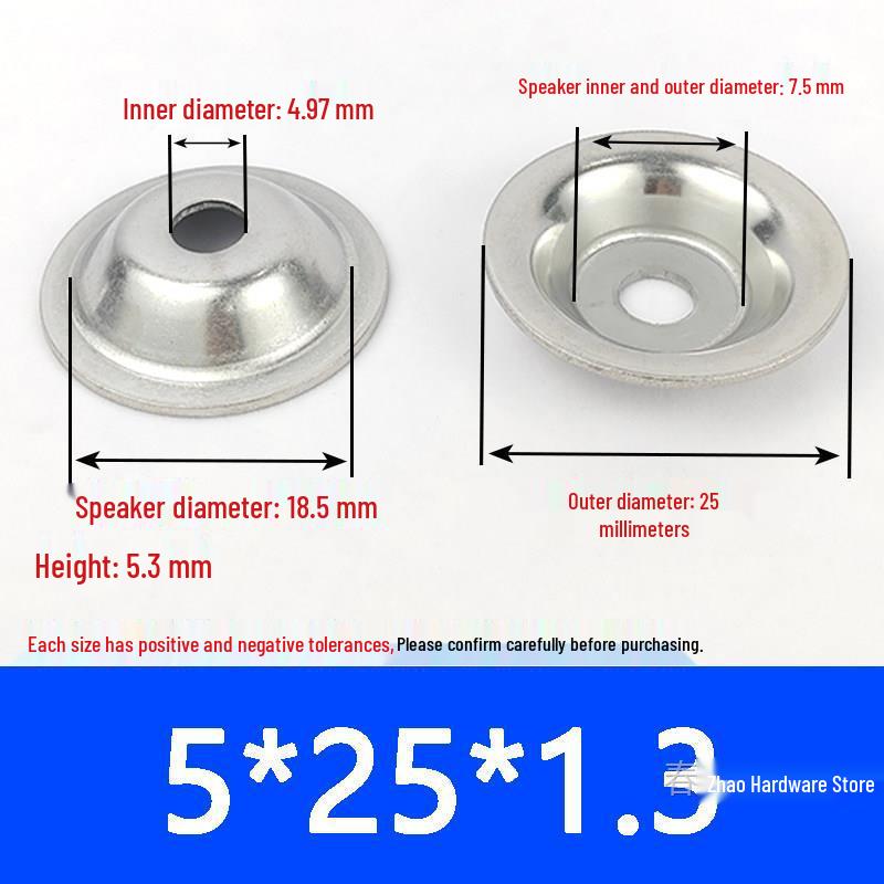 304 Stainless Steel Bowl Gasket with Washer for Adjustable Foot Cup and Recessed Hole Screw