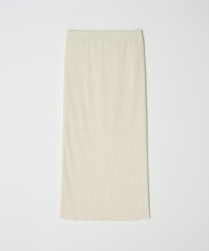 Our Mond Pleated Elastic Long Skirt_2 Colors