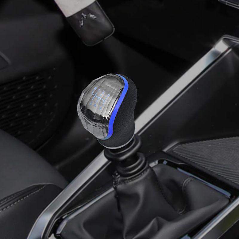 Crystal Luminous Seven-Color Manual Gear Shift Knob for Haval M6/H6/H5, Fengjun 5/6 - Modified Car Accessory