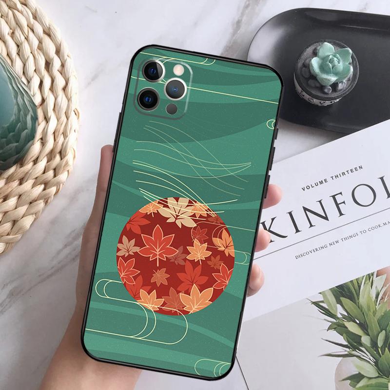 

Чехол для телефона Genshin Impact Kaedehara Kazuha с листком для iPhone 13 12 11 Pro Max XS XR X 6S 7 8 Plus SE 2020 13 12 Mini, задняя крышка iPhone 6 Plus