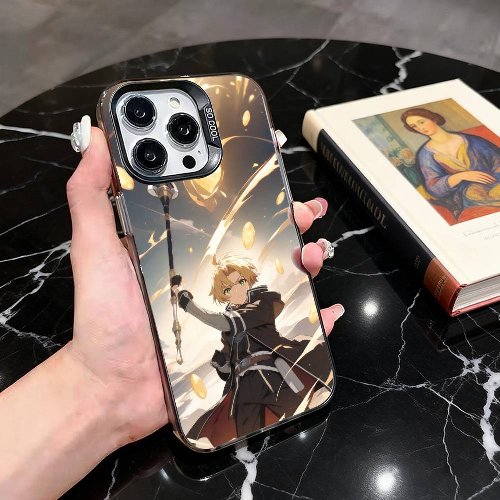 

Mushoku Tensei Jobless Reincarnation Phone Case For iPhone 17,16,15,14,13,12,11 Plus,Pro Max,XS,Colorful Silver Black Cover iPhone13PRO