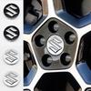 4Pcs 54mm ABS Car Wheel Center Hub Caps Cover Emblem Badge Replacement For Suzuki Swift SX4 Alto DZire Ignis Grand Vitara Decor