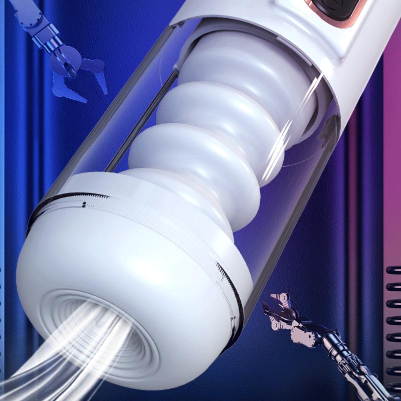 Automatic Retractable Masturbation CupMale BlowjobMoaning Realistic Vaginal Pussy VibratorMale Masturbation CupAdult Sex Toys