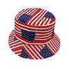 Bucket Hat Plus Size Patch Double-Sided Wear Polyacetic Fiber Thick Premium Gothic Running Custom National Flag Bucket Hat
