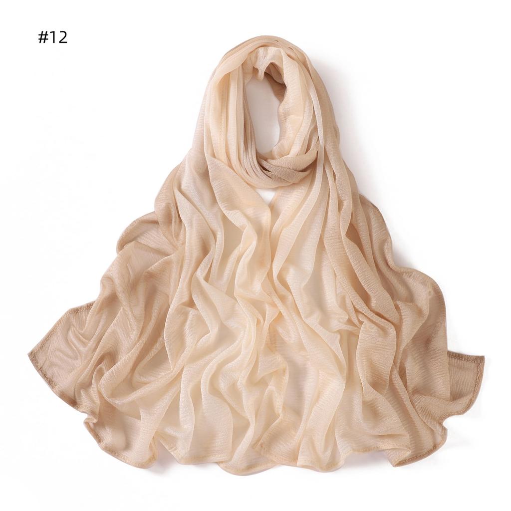 New Gradient Tie-dye Chiffon Hijab Scarf Headscarf Turbans for Women Chiffon Hijabs For Woman Shawls Headband Wrap Head Scarves