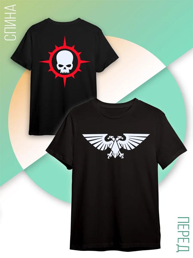 Warhammer 40000 Schedel Adelaar Gamer Oversized T-shirt