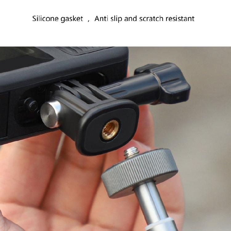 1/4 Adapter Tripod Adapter For Action 5/4/3 Pocket 3 Action Camera Adjustable Angle Base Adapter Camera Accessories