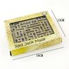Wooden Labyrinth Games Double Sided Maze for Kids Teens Difficult Brain Teaser Puzzles IQ Test Mind Challenge Educational Toys