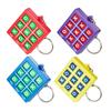 5Pcs Colorful Tic Tac Toe Keychain for Kids Educational Toys Birthday Party Favor Classroom Prizes Goodie Filler Pinata Gift
