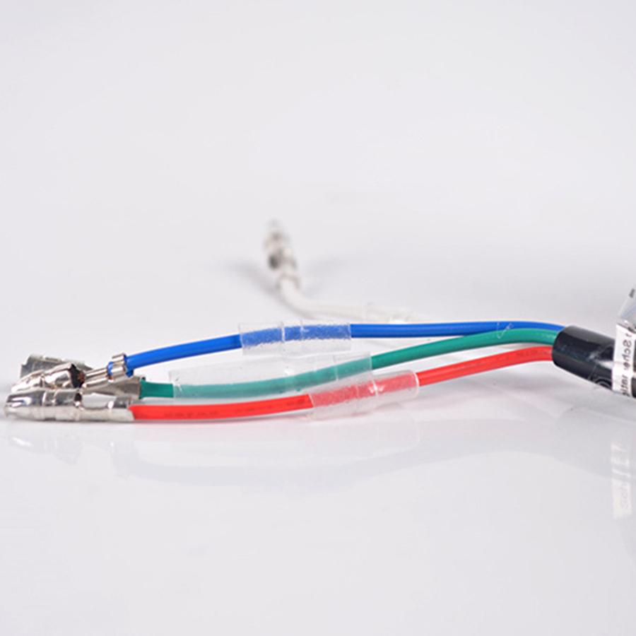 40W 4000LM Motorcycle Daul Color U-shaped LED Head Light Hi/Lo Beam DRL Foglight