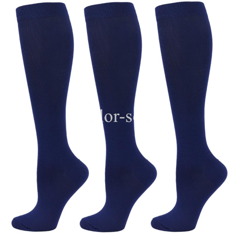 

3 пары компрессионных носков до колена, чулки от варикозного расширения вен, мужские женские спортивные носки, против усталости, обезболивающие компрессионные чулки S-M