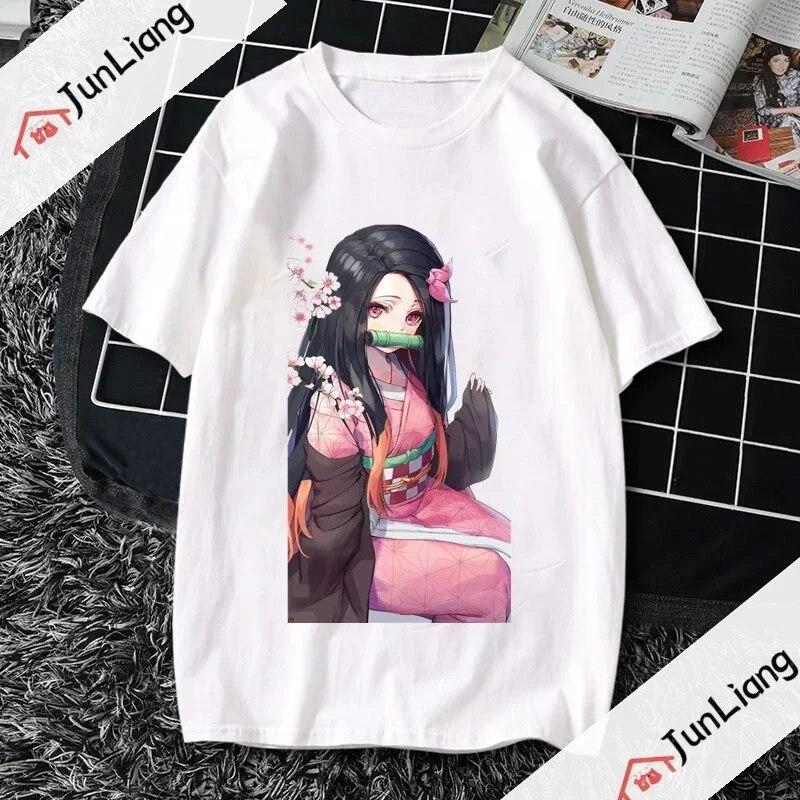 2023 New Summer Popular Unisexswear Japanese Anime Ghost Killing Blade Demon Slayer Unisex T-shirt Fashion Casual