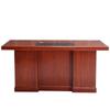 Jinyun 1.4M Classic Office Desk with Key Lock Storage