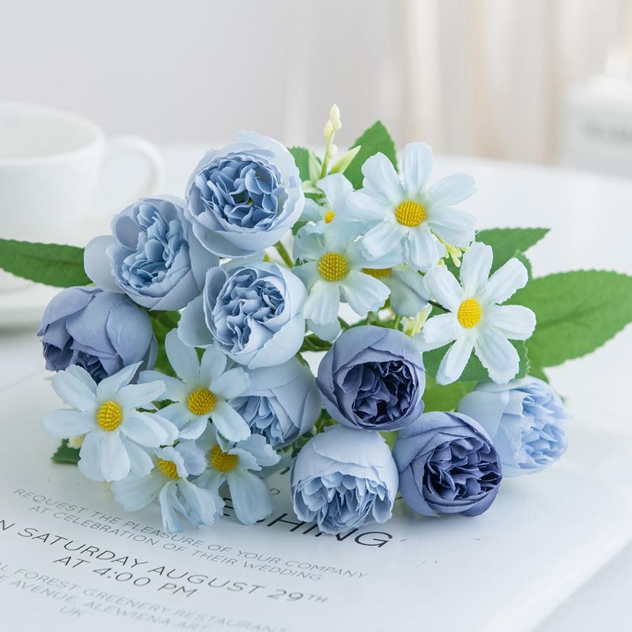 1/2Pc Artificial Flowers Rose Wedding Home Room Table Festival Decoratio Outdoor Garden Yard Bridal Bouquet DIY Gift Accessories