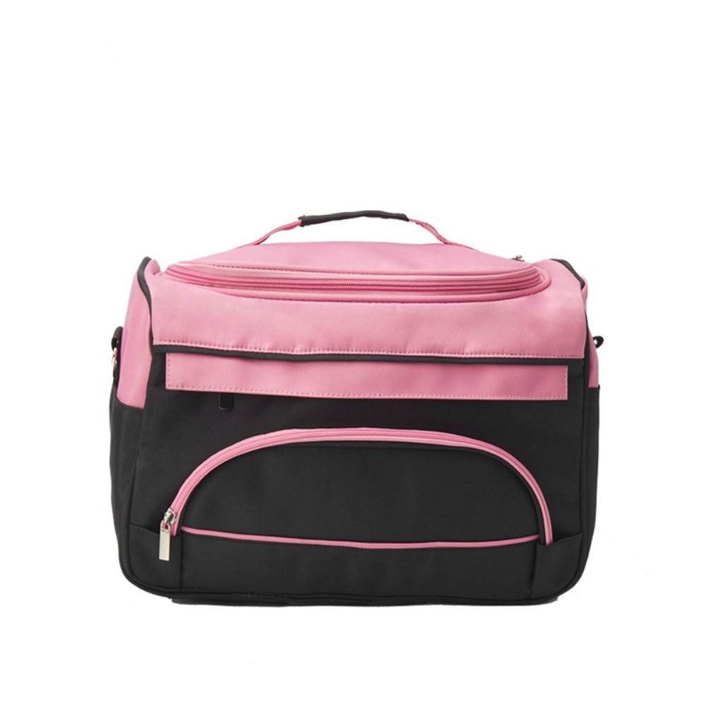 

Сумка для переноски Расческа Ножницы Чехол для хранения Большая сумка для парикмахерских инструментов Сумка для хранения большой вместимости розовый