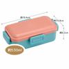 Skater Ag+ Silver Ion Antibacterial Bento Box with Domed Lid, 530ml, Apricot, PFLB6AG